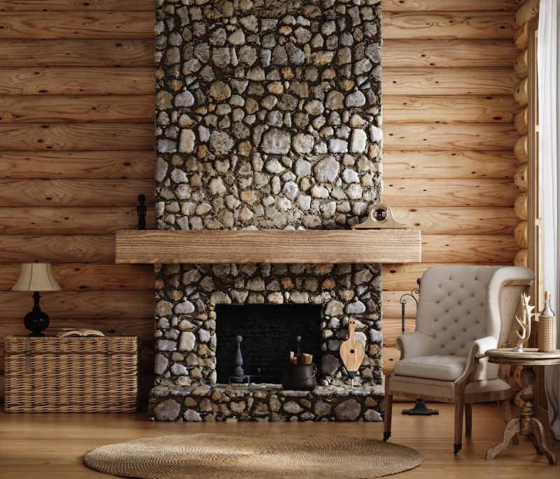Renovated Fireplace Interior