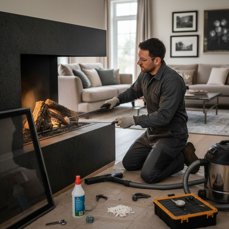 Local Fireplace Renovation pros at work